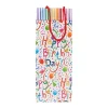 Caspari Birthday|Gift & Bottle Bags|Happy Birthday Wine & Bottle Gift Bags - One Gift Bag Included