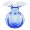 Vietri Engagement Party|Memorial Day|Hibiscus Bud Vase in Cobalt - 1 Each