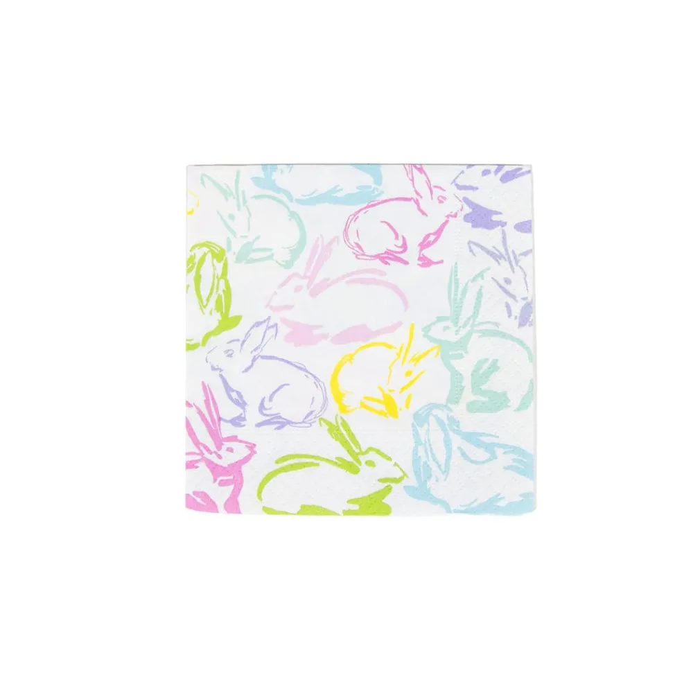 Caspari Easter|Paper Cocktail Napkins|Hip Hop Cocktail Napkins - 20 Per Package