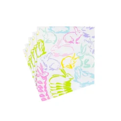 Caspari Easter|Paper Cocktail Napkins|Hip Hop Cocktail Napkins - 20 Per Package