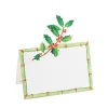 Caspari Christmas Place Cards|Place Cards|Holly Trellis Die-Cut Place Cards - 8 Per Package