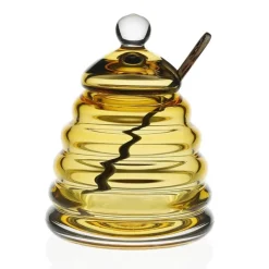 William Yeoward Kitchen Essentials|Serving Platters & Bowls|Honeycomb Honey Jar & Spoon