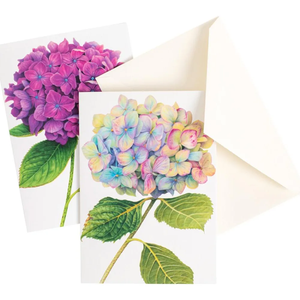 Caspari Mother'S Day|Note Cards|Hydrangeas Boxed Note Cards - 8 Note Cards & 8 Envelopes