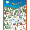 Caspari Christmas And Holiday Cards|Boxed Holiday Cards|Ice Skating at Christmas Large Boxed Christmas Cards - includes 15 cards & envelopes