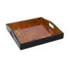 Caspari Lacquerware|Mother'S Day|Jaipur Fuchsia Lacquer Square Tray - 14" Square