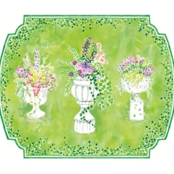 Caspari Placemats|Paper Placemats|Jardin De Luxembourg Die-Cut Placemats - 4 Each