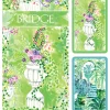 Caspari Mother'S Day|Bridge|Jardin De Luxembourg Large Type BridgeGift Sets - 2 Playing Card Decks & 2 Score Pads