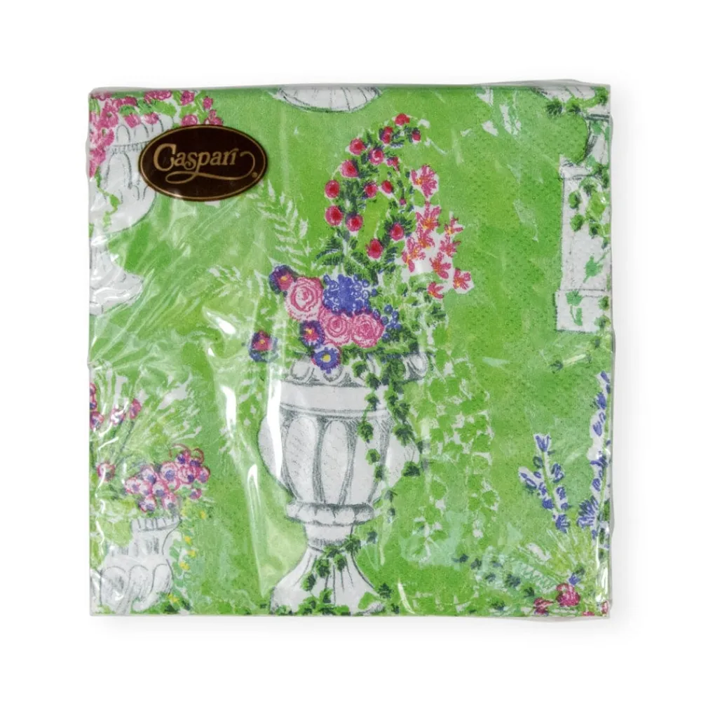 Caspari Paper Cocktail Napkins|Jardin De Luxembourg Paper Cocktail Napkins - 20 per Package