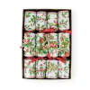 Caspari Christmas Crackers|Celebration Crackers|Jingle Elves Christmas Crackers - 8 Per Box