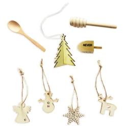 Caspari Christmas Crackers|Celebration Crackers|Jingle Elves Christmas Crackers - 8 Per Box