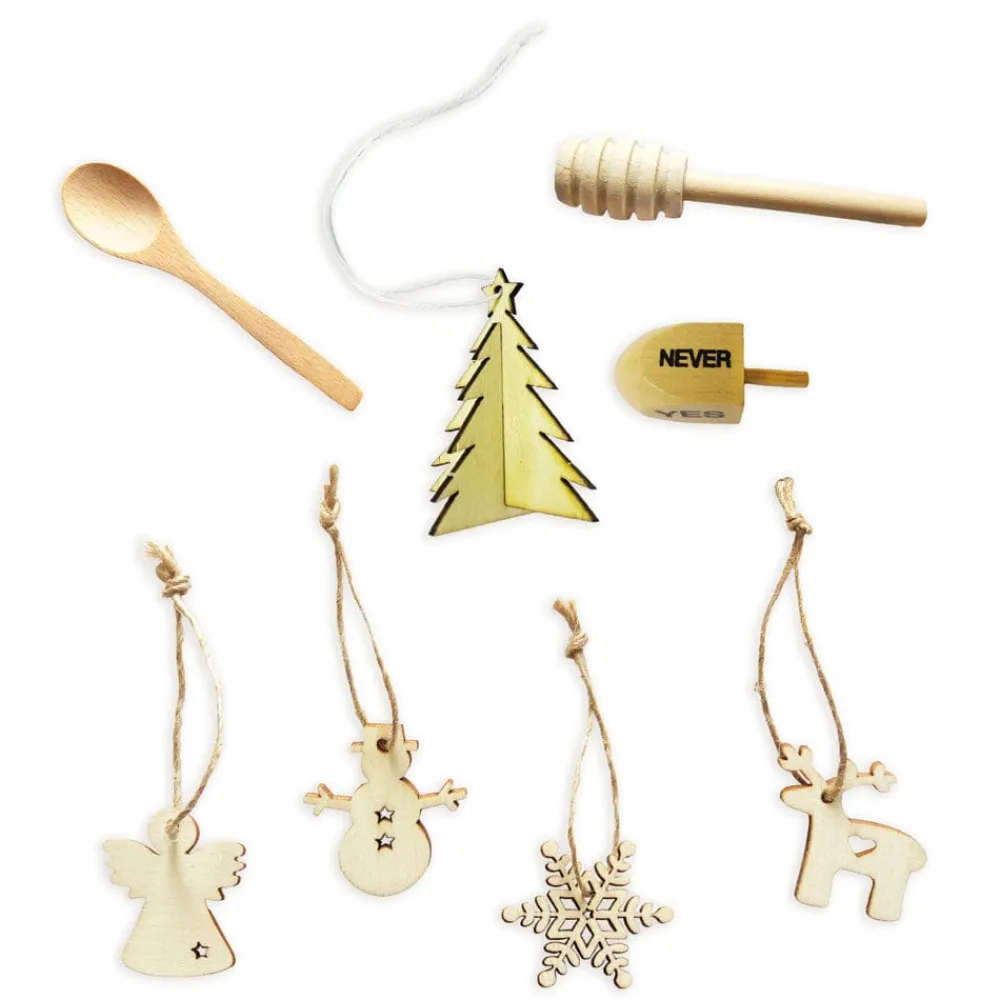 Caspari Christmas Crackers|Celebration Crackers|Jingle Elves Christmas Crackers - 8 Per Box