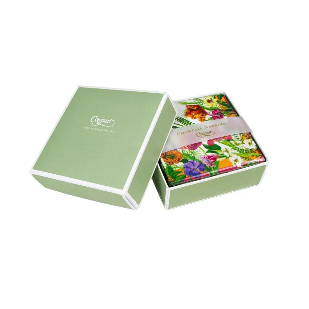 Caspari Boxed Cocktail Napkins|La Dolce Vita Boxed Cocktail Napkins - 40 Per Box