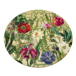 Caspari Placemats|Paper Placemats|La Dolce Vita Gold Placemats - 1 Each