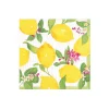 Caspari Paper Cocktail Napkins|Citrus Songbird|Limoncello Paper Cocktail Napkins - 20 per Package