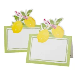 Caspari Bridal Shower|Place Cards|Limoncello Place Cards - 8 Per Package
