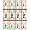 Caspari Christmas Crackers|Celebration Crackers|Little Nutcracker Celebration Crackers - 8 Per Box
