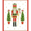 Caspari Christmas And Holiday Cards|Boxed Holiday Cards|Lollipop Nutcracker Petite Boxed Christmas Cards - includes 15 cards & envelopes