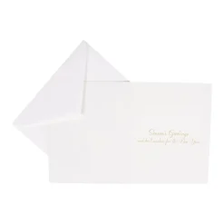 Caspari Christmas And Holiday Cards|Boxed Holiday Cards|Magnolia Wreath With Striped Bow Large Boxed Christmas Cards - includes 15 Boxed Christmas Cards & Envelopes