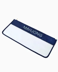 Oh My Mahjong Liberty|Darjeeling|Mahjong Tile Storage Bag - Navy Bamboo