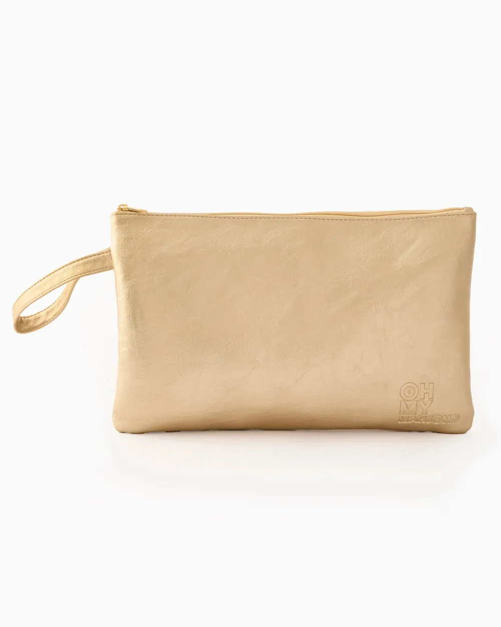 Oh My Mahjong Goldie|Citrus Songbird|Mahjong Tile Storage Bag - Champagne Bloom