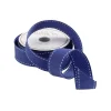 Caspari Ribbons & Bows|Marine Blue & White Grosgrain Wired Ribbon - 9 Yard Spool