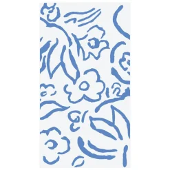Caspari Mother'S Day|Paper Guest Towels|Matisse Paper Guest Towel Napkins in Blue - 15 Per Package