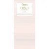 Caspari Bridal Shower|Tissue Paper|Mini Stripe Tissue Paper in Blush - 4 Sheets Included