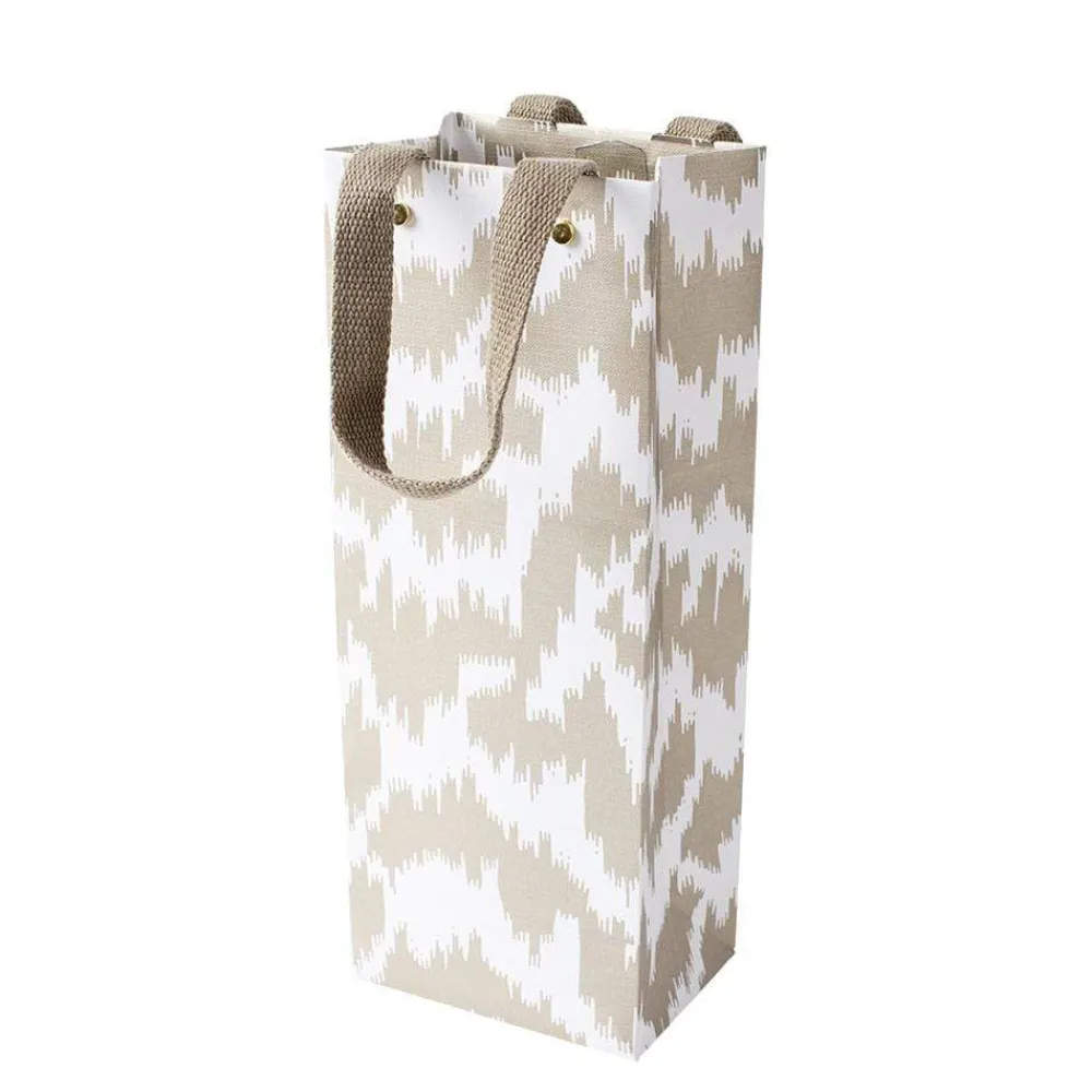 Caspari Engagement Party|Mother'S Day|Modern Moiré Wine & Bottle Gift Bag - 1 Each