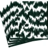 Caspari Graduation Celebration|Engagement Party|Modern Moire Black Dinner Napkin - package of 20