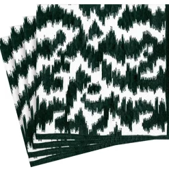 Caspari Graduation Celebration|Engagement Party|Modern Moire Black Dinner Napkin - package of 20