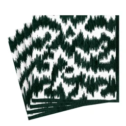 Caspari Graduation Celebration|Engagement Party|Modern Moire Black Luncheon Napkin - package of 20