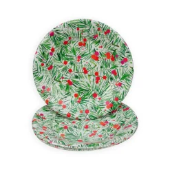 Caspari Paper Salad And Dessert Plates|Modern Pine Salad & Dessert Plates - 8 Per Package