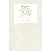 Caspari Graduation Celebration|Engagement Party|Moiré Ivory Paper Linen Tablecover 4.5' X 7' - includes 1 Tablecover