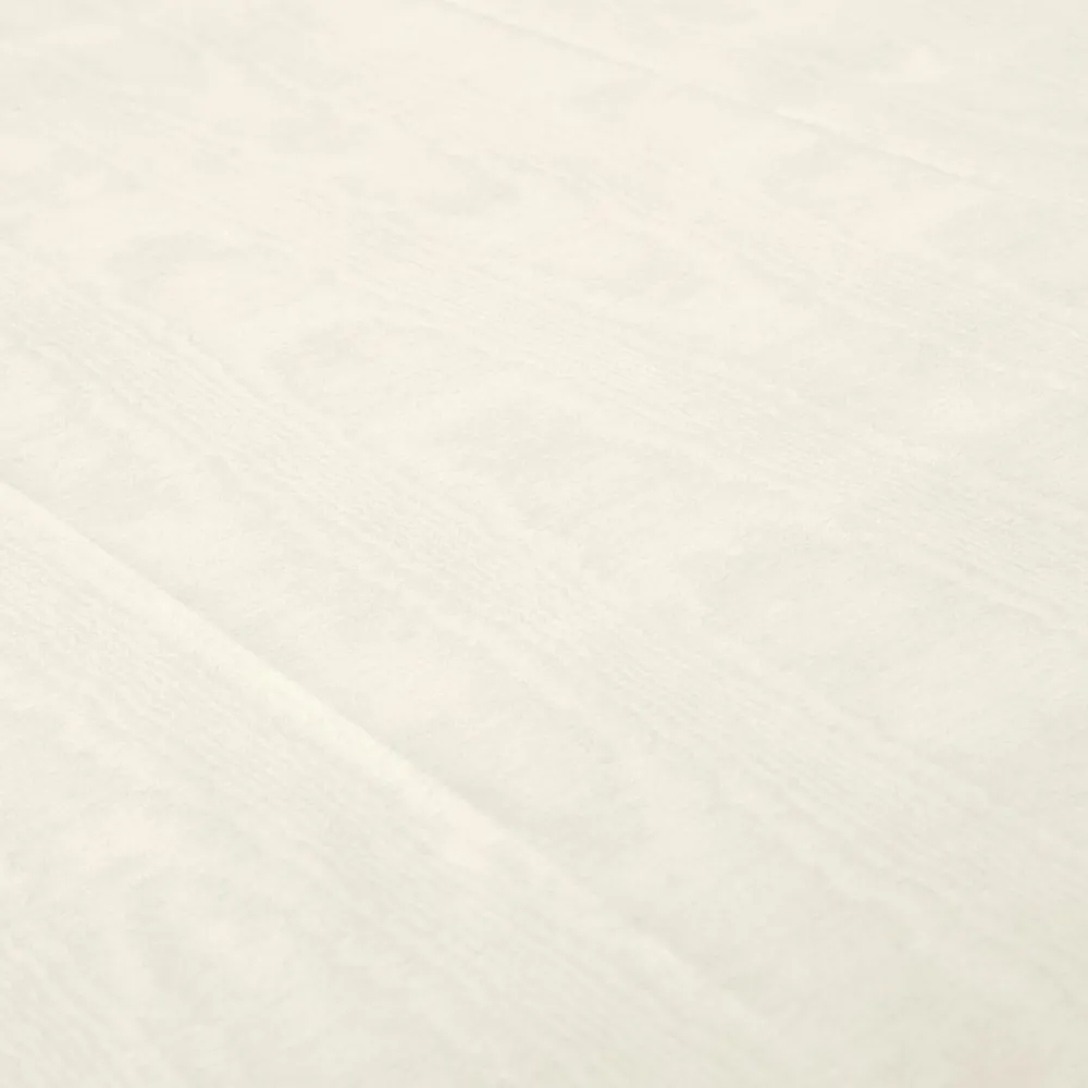 Caspari Graduation Celebration|Engagement Party|Moiré Ivory Paper Linen Tablecover 4.5' X 7' - includes 1 Tablecover