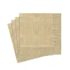 Caspari Christmas Napkins|Engagement Party|Moiré Paper Cocktail Napkins in Gold - 20 Per Package