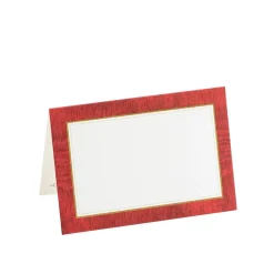 Caspari Memorial Day|Place Cards|Moire Red Place Cards Package 10 In