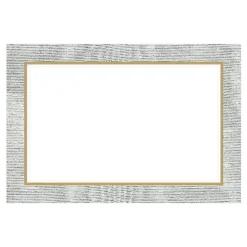 Caspari Engagement Party|Hanukkah|Moire Silver Place Cards Package 10 In