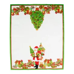 Caspari Christmas Napkins|Paper Guest Towels|Mr. Claus Guest Towel Napkins - 15 Per Package