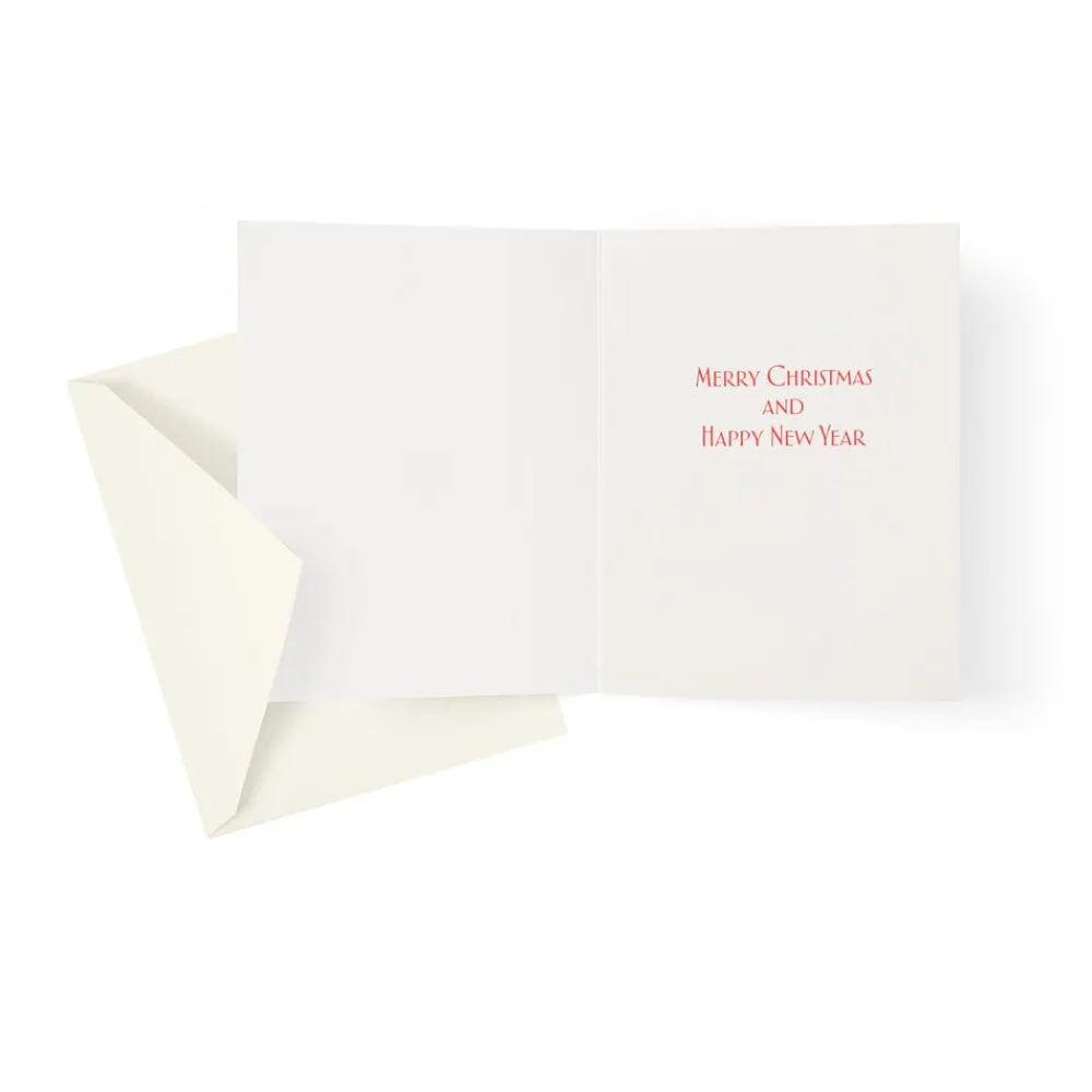 Caspari Christmas And Holiday Cards|Boxed Holiday Cards|My Christmas Tree Petite Boxed Christmas Cards - includes 15 cards & envelopes