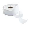 Caspari Christmas Ribbons & Bows|Birthday|Narrow White Grosgrain Wired Ribbon - 8 Yard Spool