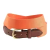 Barrons-Hunter Father'S Day|Orange Wide Belgian Surcingle Belt