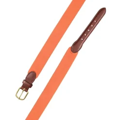 Barrons-Hunter Father'S Day|Orange Wide Belgian Surcingle Belt