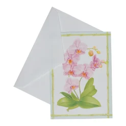 Caspari Note Cards|Orchid Conservatory Boxed Note Cards - 8 Note Cards & 8 Envelopes