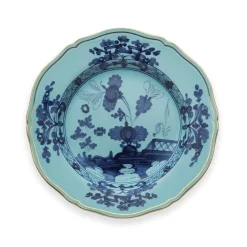 Ginori 1735 Memorial Day|Fine Porcelain|Oriente Italiano Dinner Plate in Iris - 1 Each