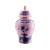 Ginori 1735 Bridal Shower|Fine Porcelain|Oriente Italiano Potiche Vase in Azalea 15" - 1 Each