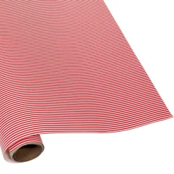 Caspari Christmas Wrapping Paper|Wrapping Paper|Oxford Stripe Red Gift Wrap - One 30" x 8' Roll