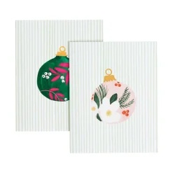 Caspari Note Cards|Painted Ornaments Assorted Boxed Note Cards - 10 Note Cards & 10 Envelopes