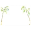 Caspari Correspondence Cards|Painted Palm Trees Correspondence Cards - 12 Per Package