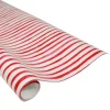 Caspari Christmas Wrapping Paper|Wrapping Paper|Painterly Stripe Red & White Gift Wrap - One 30" X 8' Roll