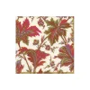 Caspari Boxed Cocktail Napkins|Paisley Leaves Ivory Boxed Cocktail Napkins - includes 12 Boxed Cocktail Napkins